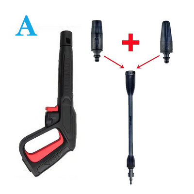 Προέκταση ραβδί λαβής πιστολιού πλυντηρίου αυτοκινήτου για Bosch AR Blue Clean Black Decker Makita Michelin με ψεκασμό αερίου και ακροφύσιο Turbo