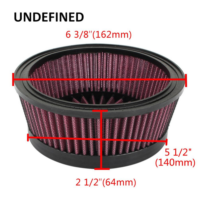 Mootorratta õhupuhasti sisselaskefiltri südamiku paranduselement Harley Touring Electra Glide Sportster 883 1200 Softail Dyna jaoks