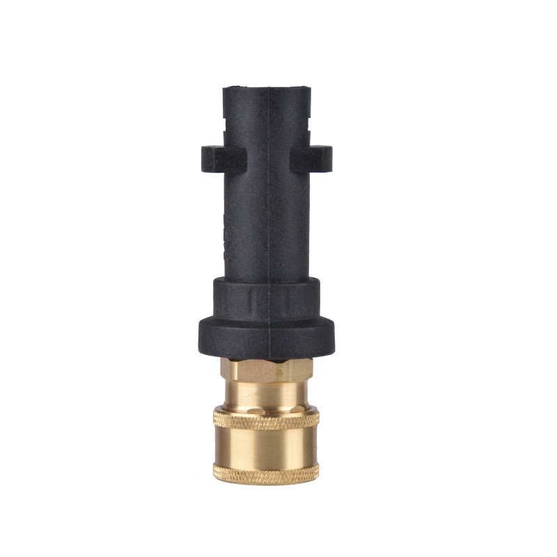 Conector pistol de apă pentru spălătorie auto de înaltă presiune 1/4 Conector de conversie cu conectare rapidă Accesorii pentru mașină de curățare Karcher K2-K3