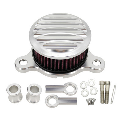 Filtru de aer negru Sistem de curățare a aerului de admisie pentru motocicletă pentru Sportster XL Iron 883 XL1200 48 72 2004-2014 Filtre a air moto