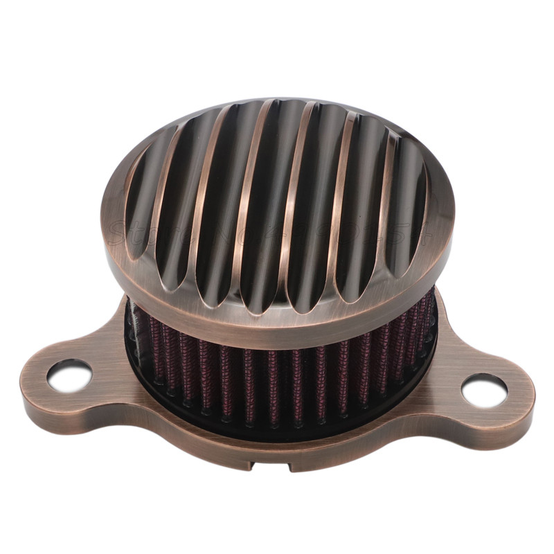 Filtru de aer negru Sistem de curățare a aerului de admisie pentru motocicletă pentru Sportster XL Iron 883 XL1200 48 72 2004-2014 Filtre a air moto