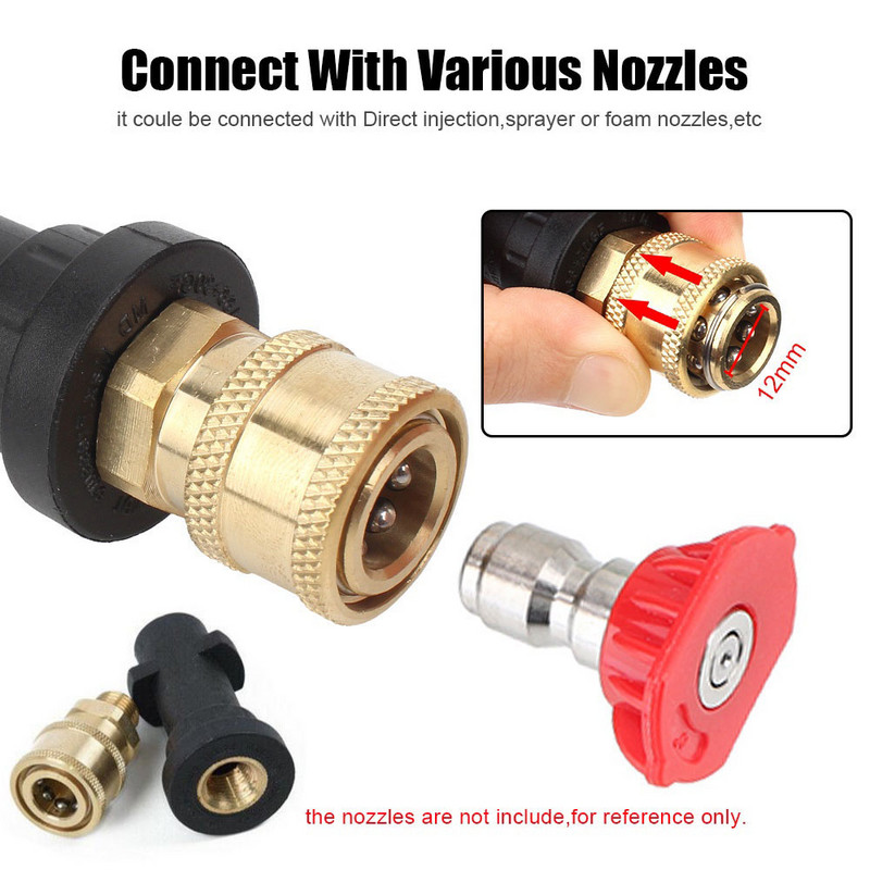 Kõrgsurvepesur karcheri k2 k3 k4 k5 k6 k7 karcheri tarvikud karcheri adapter ​pihustuspüstoli pesumasina otsik