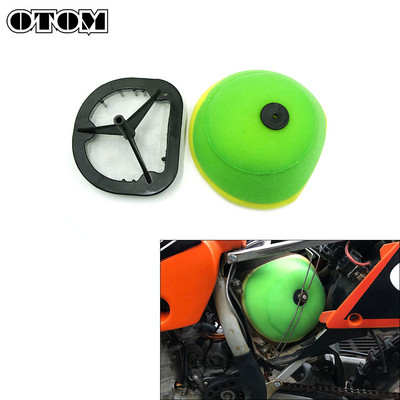 Filtre de aer pentru motociclete OTOM, cu strat dublu de spumă, curățător de burete și suport de montare pentru KTM 85 125 200 250 350 450 500 SX EXC XCF SXF