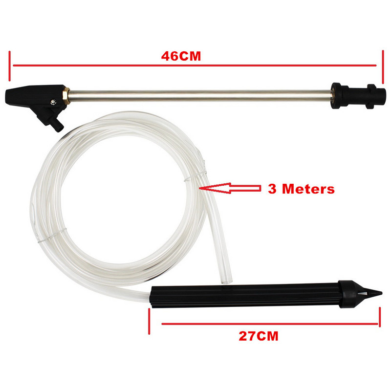 Märg-liivapuhastusotsik, erineva otsikuga, kõrgsurvepesuri püstolipuhasti jaoks
