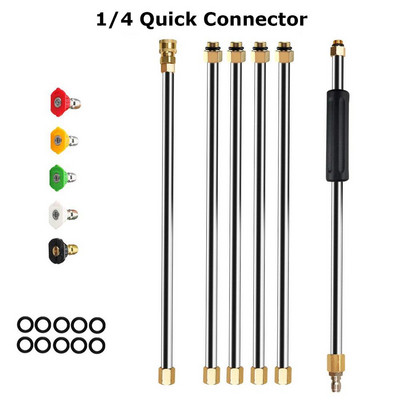 Autopesuri metallist veepihustusotsiku pikendusotsik Karcher K-seeria võimsale survepesurile 5 kiirdüüsiga