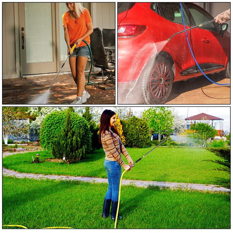 Autopesuri metallist veepihustusotsiku pikendusotsik Karcher K-seeria võimsale survepesurile 5 kiirdüüsiga