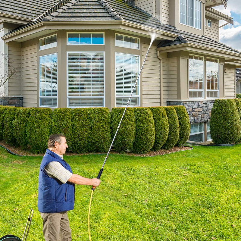 Autopesuri metallist veepihustusotsiku pikendusotsik Karcher K-seeria võimsale survepesurile 5 kiirdüüsiga