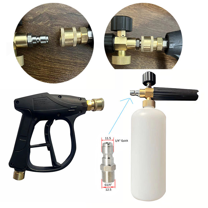 Mașină de spălat mașină Pistol de înaltă presiune Pulverizator de spumă de săpun 5 buc. Duză 14mm M22 șurub Spălarea autovehiculelor Off Road 4x4 Accesorii auto