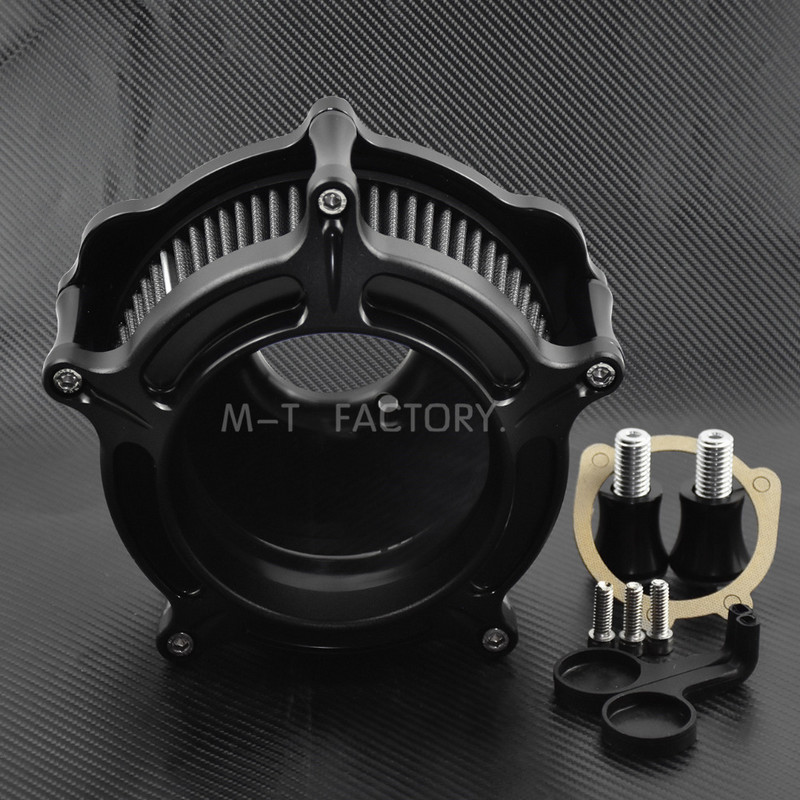 Σετ εισαγωγής συστήματος καθαριστικού φίλτρου αέρα μοτοσικλέτας για Harley Sportster Iron XL883 XL1200 Touring Road Glide Softail Dyna FXDLS