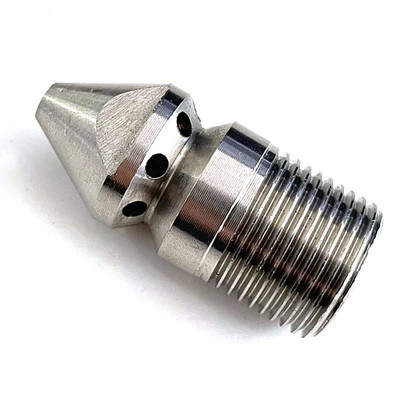 4Jet Kvaliteetne ettepoole suunatud augu puhastusotsik Survepesur äravoolukanalisatsiooni puhastustoru pihustusotsik pöörlev puhastusotsik