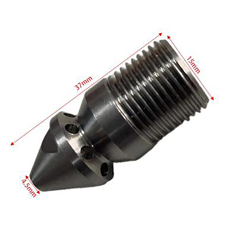 4Jet Kvaliteetne ettepoole suunatud augu puhastusotsik Survepesur äravoolukanalisatsiooni puhastustoru pihustusotsik pöörlev puhastusotsik