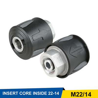 M22x14mm Conector pentru furtun superior Kit adaptor mașină de spălat cu presiune Conector de montaj pentru mașină de spălat cu eliberare rapidă pentru Karcher K Series