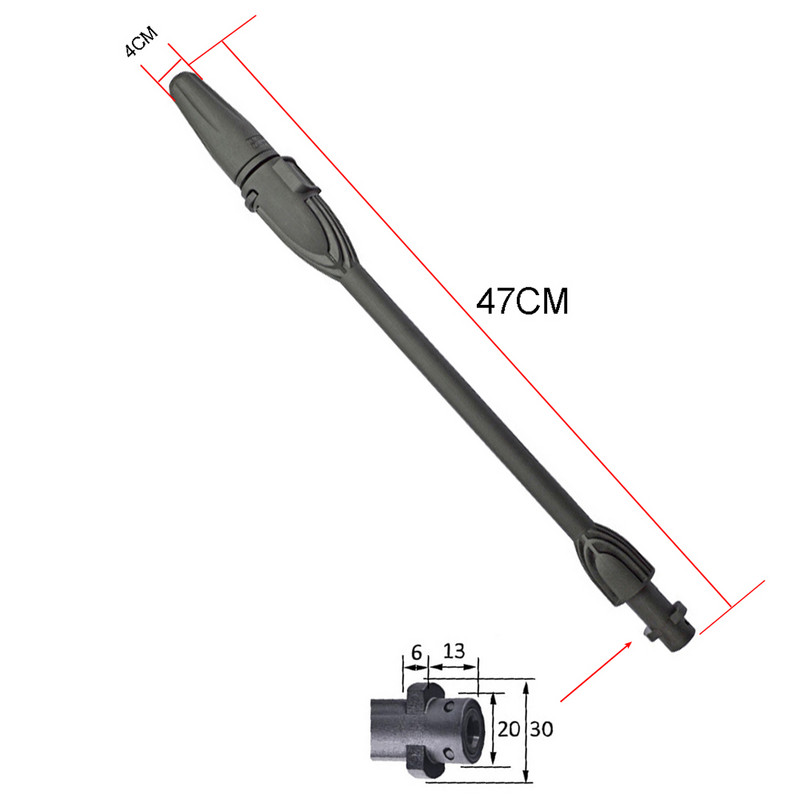 Ράβδος ράβδου πλυσίματος πίεσης Ακροφύσιο ψεκασμού νερού με περιστρεφόμενο Turbo Lance Πλυντήριο αυτοκινήτου Πλυντήριο νερού Jet Lance για πλυντήριο πίεσης Karcher