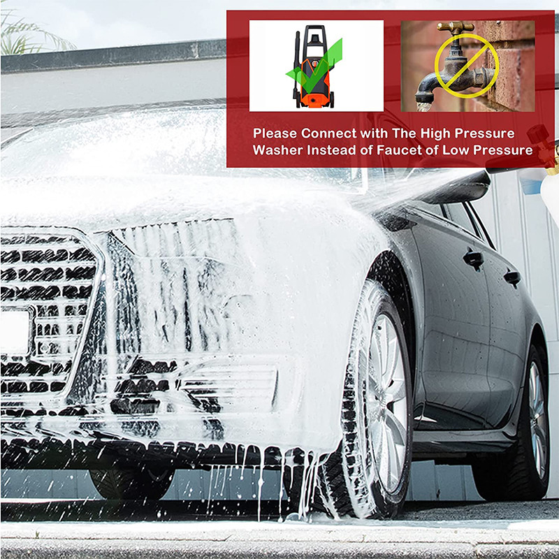 Survepesuri vahukahur autopesuri vahupüstoli komplekt M22-14 mm ja kiirsisendi pistik koos kiirühendusega 5 tk düüsi otsikud