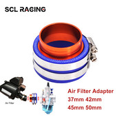 SCL Racing universaalne 37mm 42mm 45mm 50mm alumiiniumkummist mootorratta PE PWK karburaatori sisselaskeõhufiltri ühendusliidese adapter