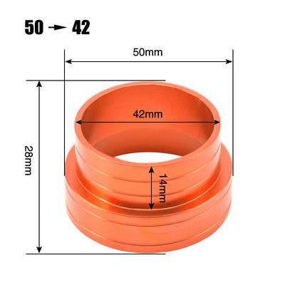SCL Racing universaalne 37mm 42mm 45mm 50mm alumiiniumkummist mootorratta PE PWK karburaatori sisselaskeõhufiltri ühendusliidese adapter