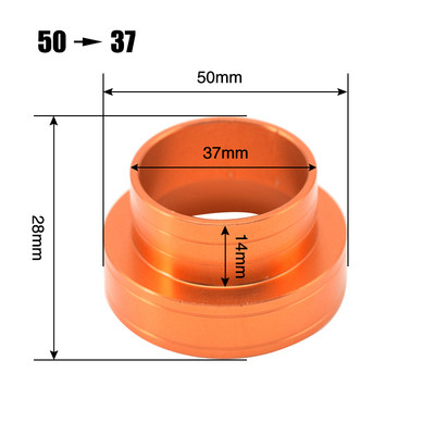 SCL Racing universaalne 37mm 42mm 45mm 50mm alumiiniumkummist mootorratta PE PWK karburaatori sisselaskeõhufiltri ühendusliidese adapter