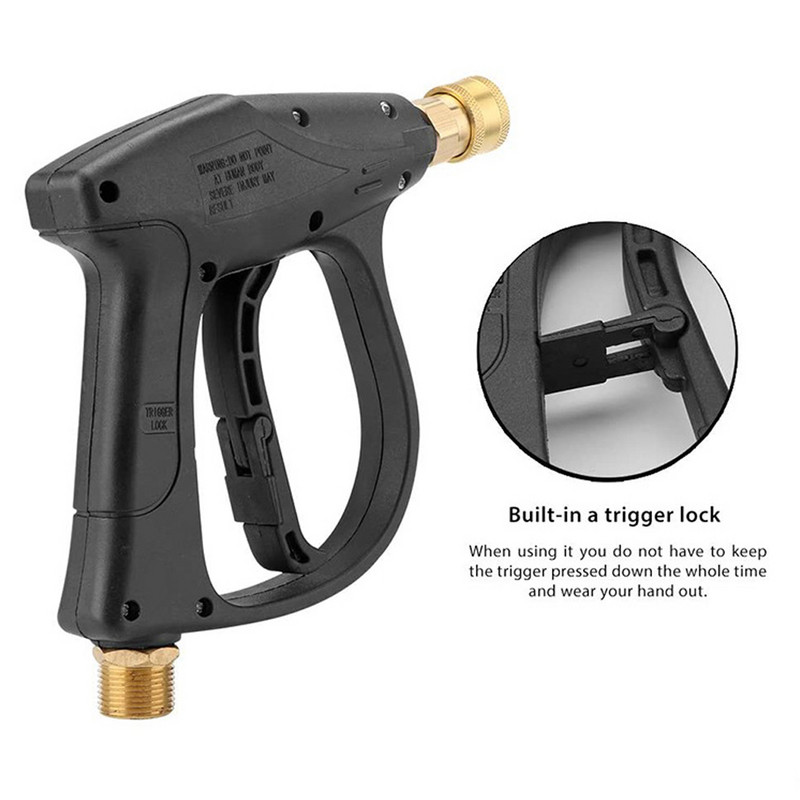 Pulverizator pentru pistol cu apă la presiune înaltă pentru mașină Duze pentru pulverizator cu spumă de săpun Accesorii pentru spălătorie auto cu eliberare rapidă 14MM M22 priză 1/4"