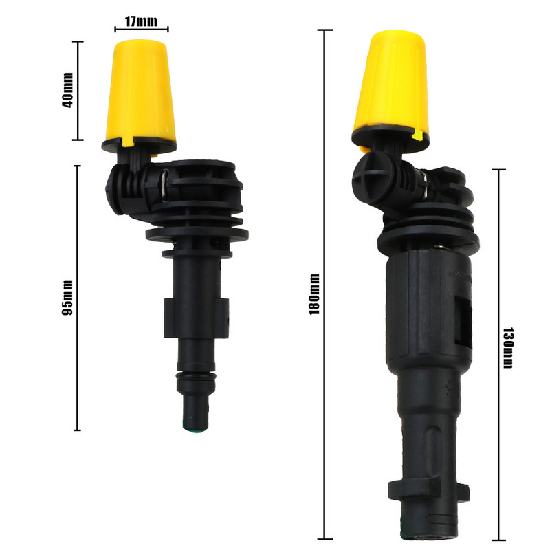 Visokotlačna mlaznica za Karcher K2-K7 360° Rotary Gimbaled Spin Turbo Water Gun Lance Dirt Shock Trigger Guns Cleaner