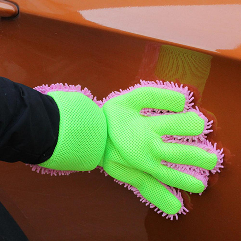 5 στυλ 1 τμχ Εξαιρετικό γάντι καθαρισμού σενίλ αυτοκινήτου Αποτελεσματικό γάντι πλυσίματος αυτοκινήτου χωρίς πτώση για όχημα