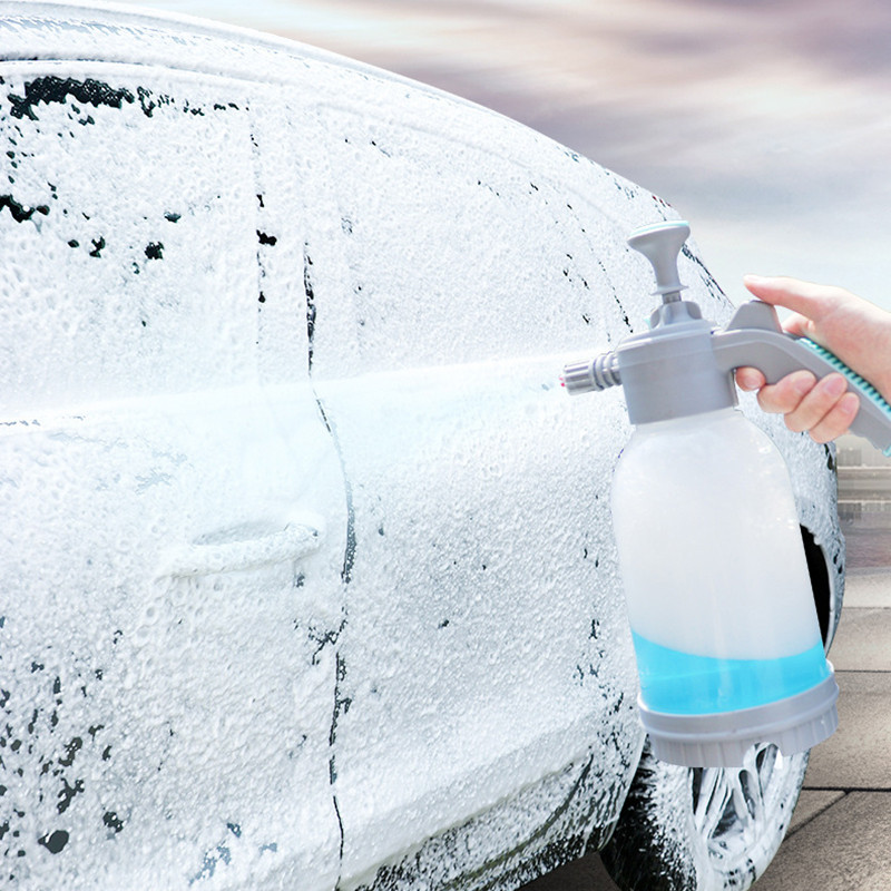 2L pjenasta posuda za zalijevanje Ručna pumpa u obliku lepeze Pjena za raspršivanje Pjena pod pritiskom Pjena Top Tlačna pjena Pjenasto dno Alati za pranje automobila