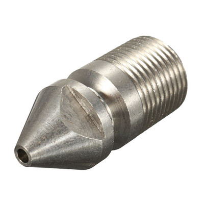 Ακροφύσιο Jetter 9 Jet 3/8" αρσενικό 4.5 Περιστροφικό ακροφύσιο καθαρισμού αποστράγγισης / αποχέτευσης αποχέτευσης από ανοξείδωτο ατσάλι 303