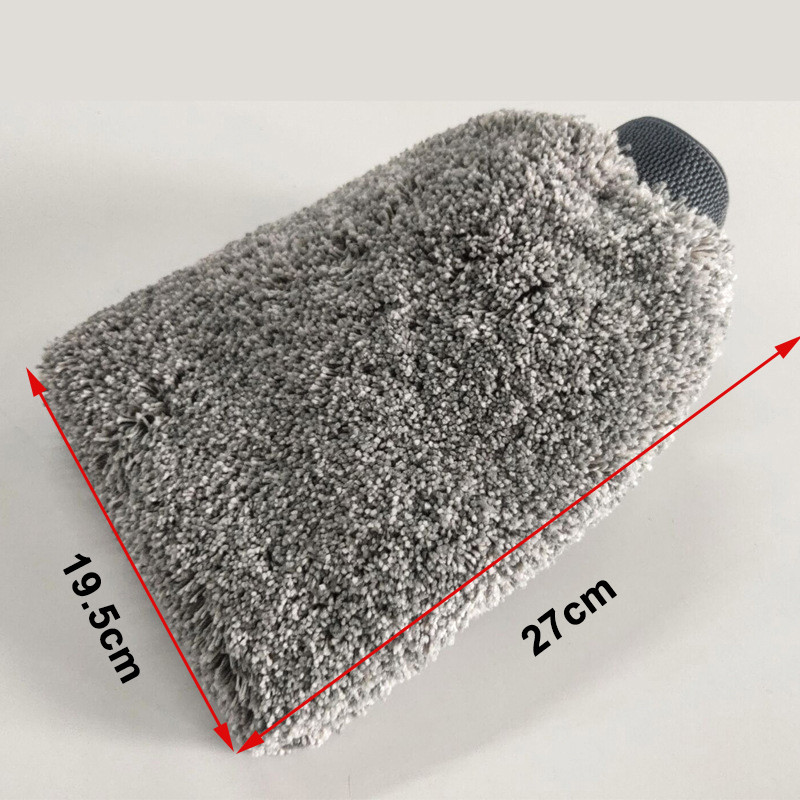 New Style Grey Plus Fibră de catifea Mănuși pentru spălătorie auto Instrument de curățare a mașinii Uz casnic Perie de curățare multifuncțională Detalierea Never Scrat