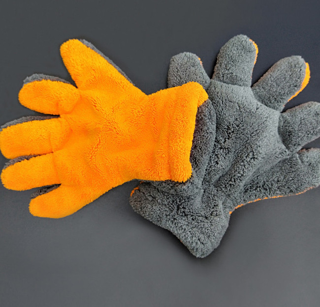 Coral Fleece Γάντια πλυσίματος αυτοκινήτου Γυάλισμα Πετσέτες πλυσίματος Λούτρινο γάντι πλυσίματος μικροϊνών Καθαρό ξεσκόνισμα Όργανα βελούδινη χοντρή πετσέτα