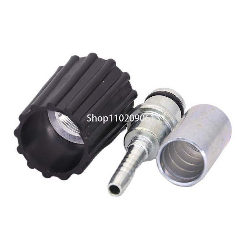 Εξαρτήματα εισαγωγής εύκαμπτου σωλήνα πλύσης υψηλής πίεσης DN6 D14mm Δαχτυλίδι παξιμάδι M22 Σωλήνας καθαρισμού νερού πλυντηρίου αυτοκινήτων Συνδετικός σύνδεσμος σωλήνας καθαρισμού