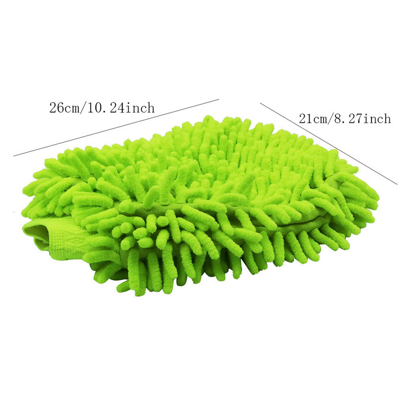 1 buc mănuși de spălat mașini din microfibră de chenille Mănuși de spălat geamuri Mănuși Pânză de curățare Prosoape pentru praf Mănuși Mănuși de spălat auto