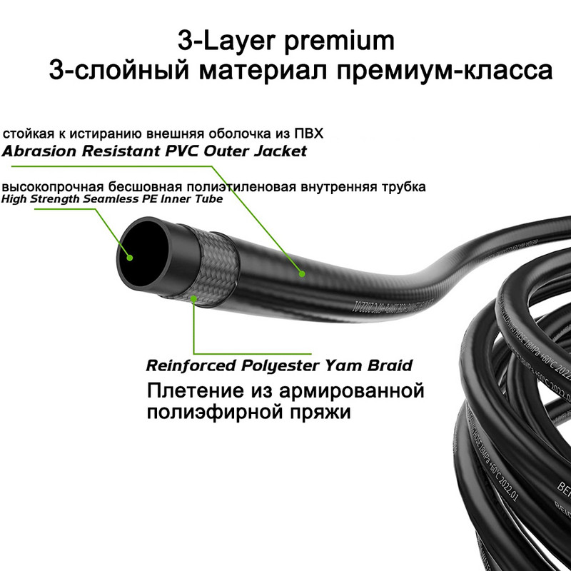 ROUE Karcheri 6-20 m survepesuri vooliku K-seeria jaoks K2 K3 K4 K5 K6 K7 Click Plug Quick Connector autotarvikutele