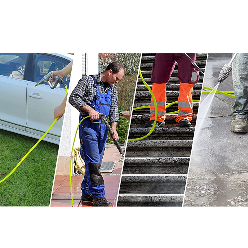 ROUE Karcheri 6-20 m survepesuri vooliku K-seeria jaoks K2 K3 K4 K5 K6 K7 Click Plug Quick Connector autotarvikutele