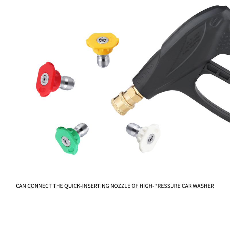 Pistol de spălat cu apă de înaltă presiune M22 pentru pistol de spălat cu presiune Karcher cu conector rapid 1/4 duză multi-unghi 150 bar
