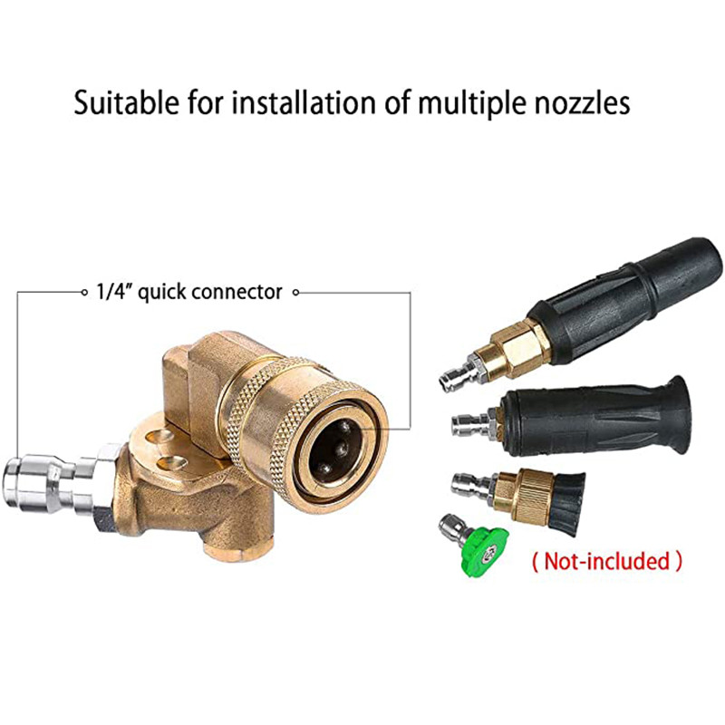 antgalis aukšto slėgio plovimo mašina Ventiliatoriaus antgalio komplektas automobiliams Automobilių priedai turbo Tornado vandens snapelis automobilio vandens taupymui