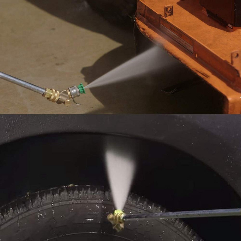 antgalis aukšto slėgio plovimo mašina Ventiliatoriaus antgalio komplektas automobiliams Automobilių priedai turbo Tornado vandens snapelis automobilio vandens taupymui