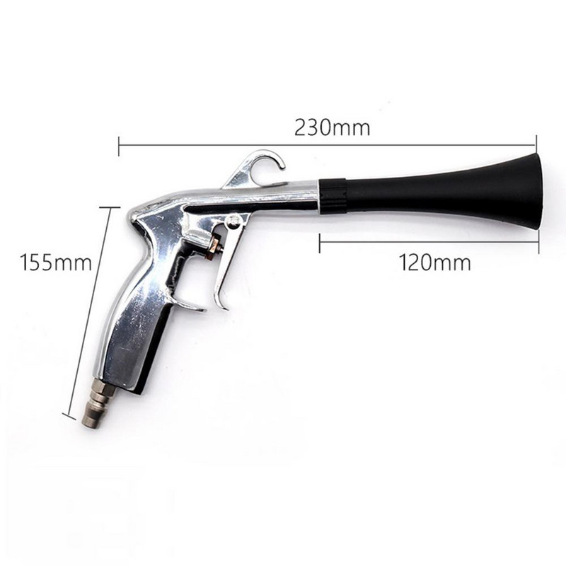 Oro impulsinis aukšto slėgio ploviklis „Tornado“, skirtas sausoms dulkėms pučiant automobilių plovimo mašiną, galingą purškimo pistoletą nerūdijančio plieno antgaliu automobilių plovimo įrankis