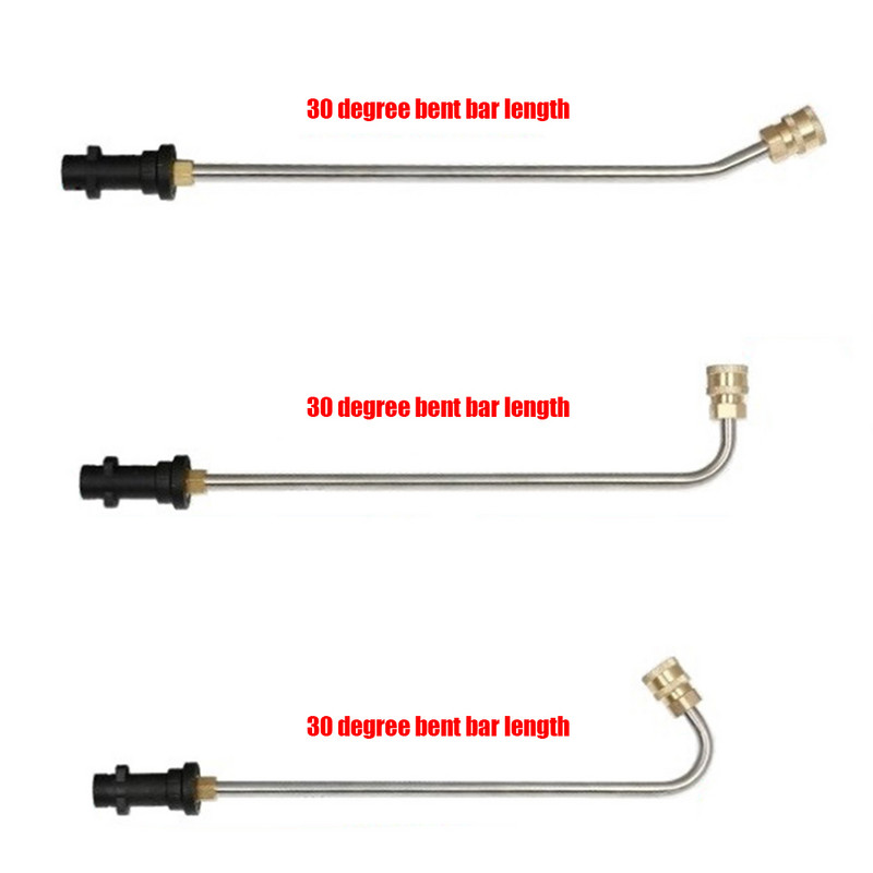 Pihustuspüstoli 4000 PSI jaoks Karcher K2-K7 1/4-tollise kõrgsurvepesuri pihustusotsiku kinnituse pikendusvarraste jaoks