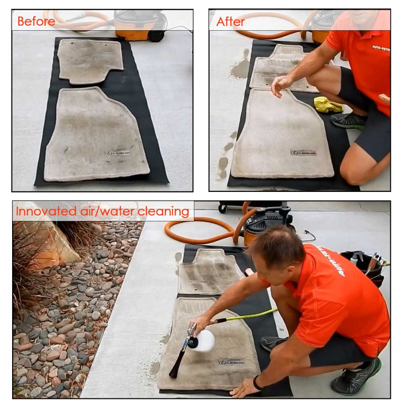 Πλυντήριο αυτοκινήτων για Tornador Washer Μηχάνημα καθαρισμού εσωτερικού χώρου Πιστόλι βαθιάς καθαρισμού με βούρτσα με υψηλή πίεση
