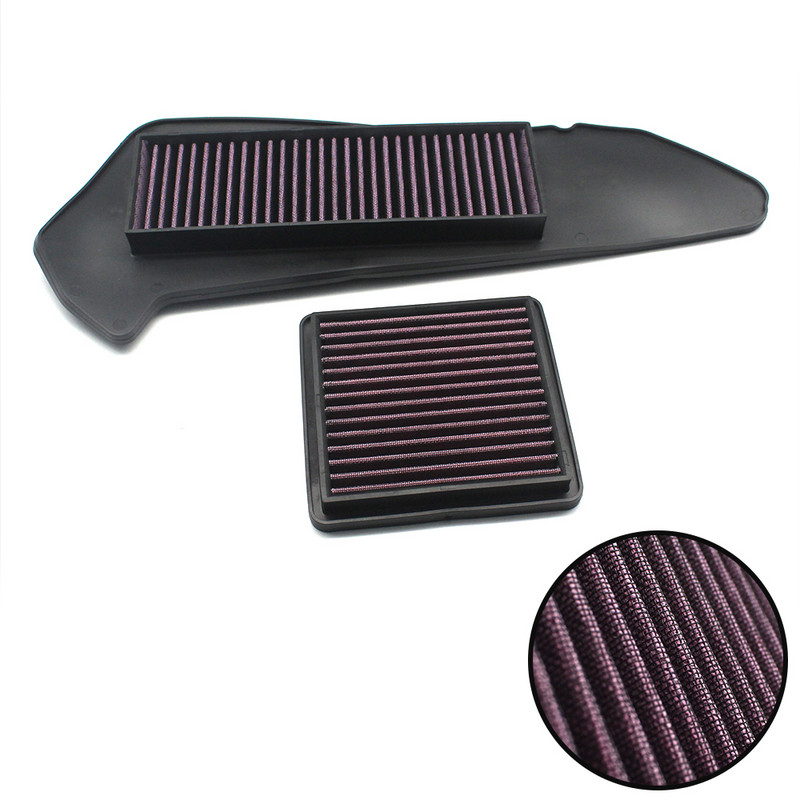 Φίλτρο αέρα μοτοσικλέτας Pokhaomin Καθαριστικό φίλτρο εισαγωγής αέρα κινητήρα Protect Air Cleaner για Yamaha XMAX 250 300 X MAX 300