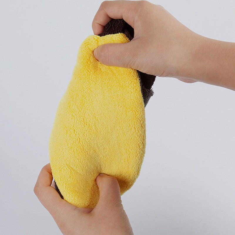 1 tk plüüsis autopesukindad vett imav korallifliis samet pühkimiskind paksendatud puhastushari tööriistad autode puhastusosad