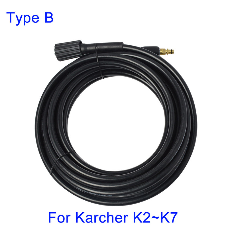 6 10 15 m Καλώδιο σωλήνας σωλήνας πλυντηρίου αυτοκινήτων Επέκταση σωλήνα καθαρισμού νερού υψηλής πίεσης Γρήγορος σύνδεσμος για πλυντήριο πίεσης Karcher
