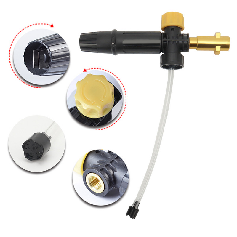 Lumevahust vahuotsik vahtplastist kahuri autopesutööriist lumevahupesuvahend Daewoo Hammer Karcher Huter Makita kõrgsurvepesurile