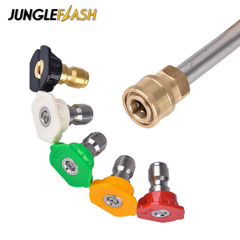 Υποδοχή προσαρμογέα προσαρμογέα προσαρμογής καθαριστικού υψηλής πίεσης πλυντηρίου αυτοκινήτων 1/4 ιντσών Υποδοχή γρήγορης σύνδεσης για πλυντήριο αυτοκινήτων Υποδοχή Lance M14