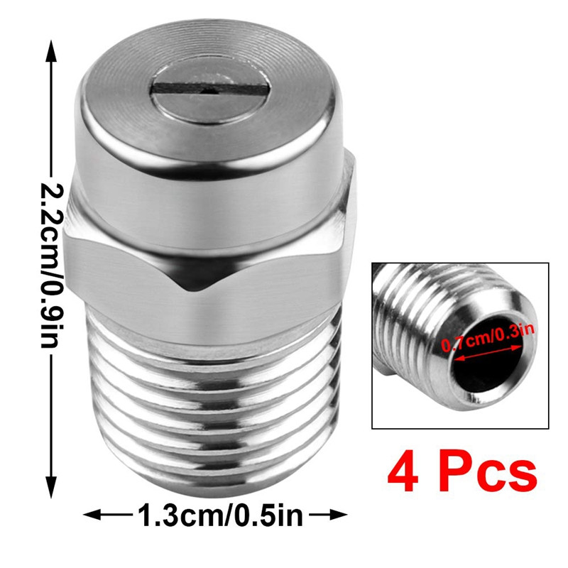 4 kom Hogedrukreiniger Čistač površina Savjeti za pranje mlaznica Sproeier Alat za čišćenje mlaznica za zalijevanje Voor Tuin