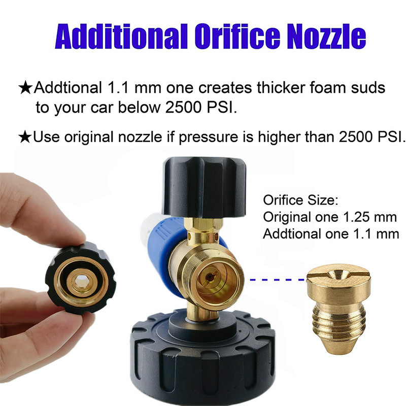 Generator de spumă ROUEPentru Karcher K2 K3 K4 K5 K6 K7 Spumă de spălat tun de spumă de zăpadă Lance de spălat de spumă pentru mașină Dispozitiv de curățare cu înaltă presiune