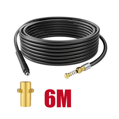 ROUE kanalizacijos ir nuotekų vamzdžių atblokavimo kabelio aukšto slėgio žarnos antgalis Aukšto plovimo žarna, skirta Karcher K2 K3 K4 K5 K6 K7