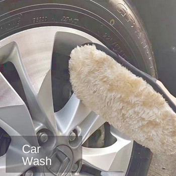 Λούτρινα γάντια πλυσίματος αυτοκινήτου διπλής όψεως Παχύ ειδικό εργαλείο καθαρισμού σενίλ για καθαρισμό αυτοκινήτου Γάντια πολλαπλών χρήσεων