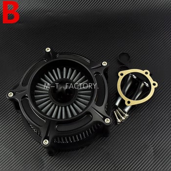 Φίλτρο εισαγωγής Black Spike Air Cleaner για Harley Sportster XL 883 Dyna V-Rod Softail Fat Boy Touring Ultra FLHR FLHX FLSTNSE