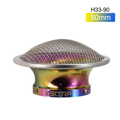 Cupă pentru filtru de aer ALCON-50mm Cupă modificată pentru claxon pentru carburator cu plasă potrivită pe PE PWK 21 24 26 28 30mm Carburator universal pentru motociclete