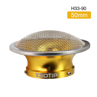 Cupă pentru filtru de aer ALCON-50mm Cupă modificată pentru claxon pentru carburator cu plasă potrivită pe PE PWK 21 24 26 28 30mm Carburator universal pentru motociclete